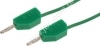 214-25-GN  Przewód PVC 0,4mm2, 0,25m, 2x(wt.+gn.)2mm, zielony, ELECTRO-PJP, 21425GN